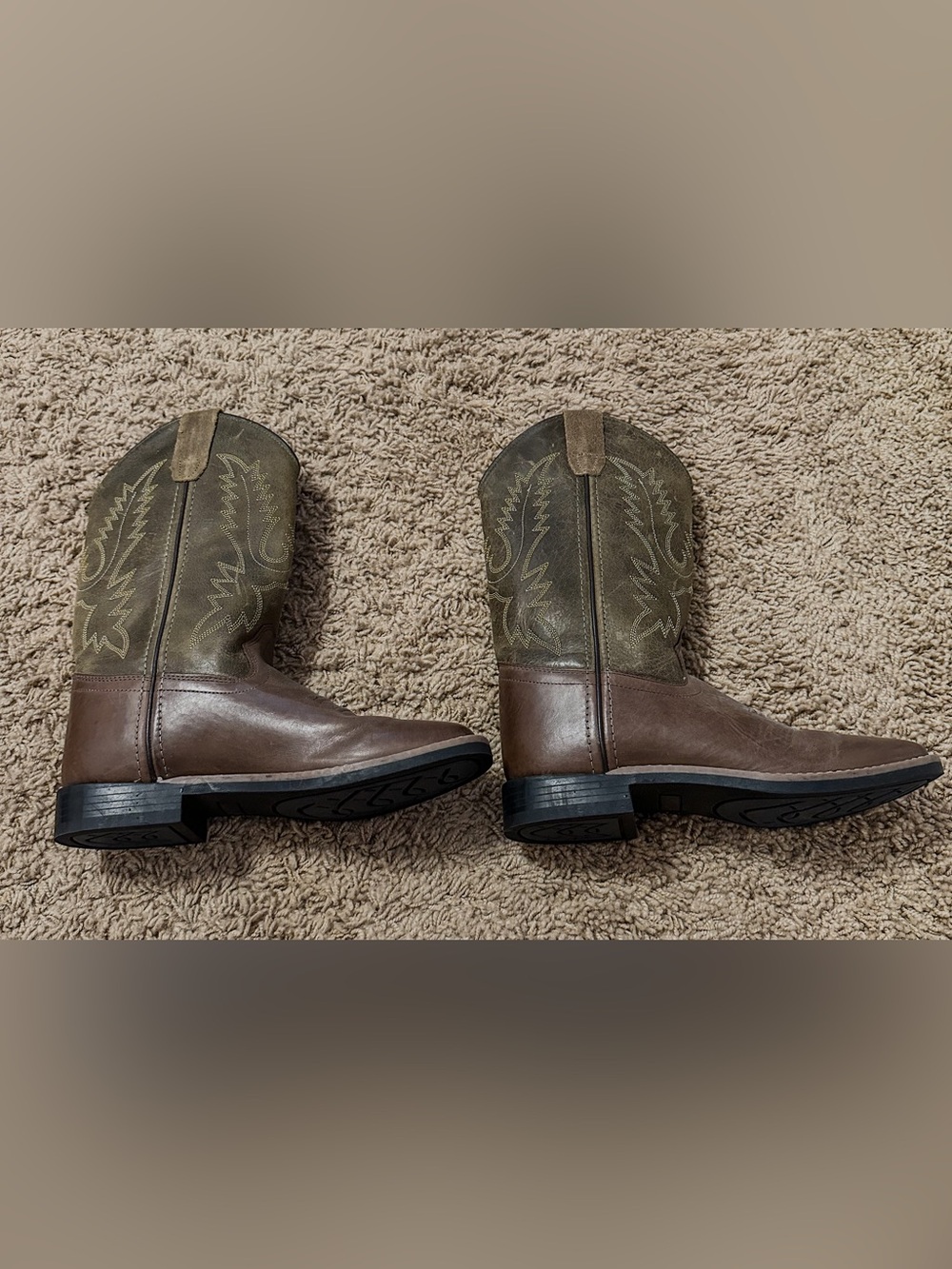 Cody James Brown and Olive Boots- Youth 5D